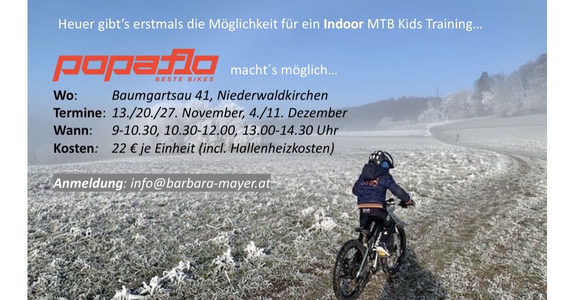 MTB Kids Indoor Training mit Barbara Mayer