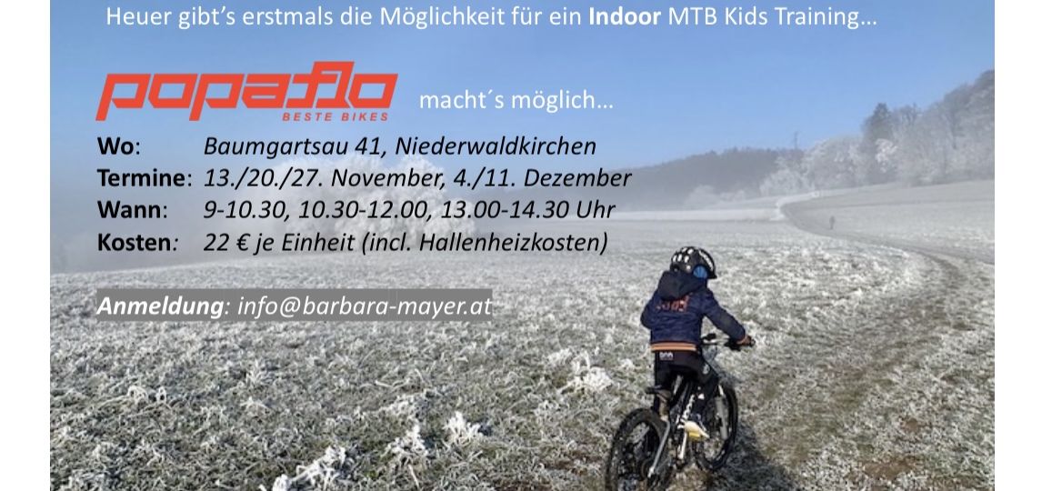 MTB Kids Indoor Training mit Barbara Mayer